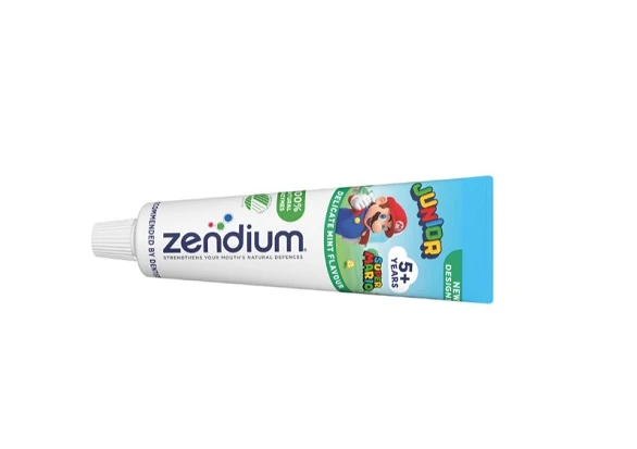 ZENDIUM PASTA DINTI JUNIOR 75ML SUPER MARIO 5+ 